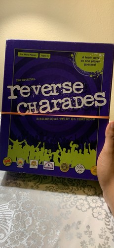 Reverse charades board game - reverse,